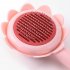 Pet Grooming Brush Cat Brush With Large Button 135   Tilt Angle Cat Deshedding Brush One Click Hair Removal For Dogs Cats Living Room Bedroom blue
