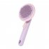 Pet Grooming Brush Hair Removal Comb Shedding Brush Self cleaning Needle Comb Massage Tool Pets Supplies gray white