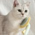 Pet Grooming Brush Hair Removal Comb Shedding Brush Self cleaning Needle Comb Massage Tool Pets Supplies Avocado color