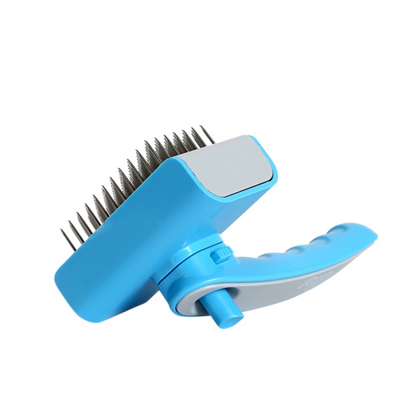Pet Hair Knot Comb Hair Cleaning Beauty Comb Needle Brush Pusher Comb for Cat Dog Grooming