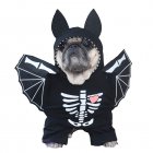 Pet Halloween Bat Transformation Costume Cosplay Outfit Dress Up Clothes Pet Photo Props Supplies