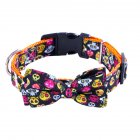 Pet Halloween Bow Collar Adjustable Necklace for Medium Large Dog Cats