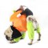 Pet Halloween Cosplay Clothes Funny Pumpkin Dog Costume for Small Dog black XL