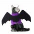 Pet Halloween Costume Dress Up Clothes Cosplay Outfit Pet Photo Props Supplies For Halloween Party Decoration Purple M