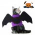 Pet Halloween Costume Dress Up Clothes Cosplay Outfit Pet Photo Props Supplies For Halloween Party Decoration Purple M