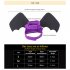 Pet Halloween Costume Dress Up Clothes Cosplay Outfit Pet Photo Props Supplies For Halloween Party Decoration Purple M