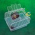 Pet Hamster Cage Luxury House Portable Mice Home Habitat Decoration  yellow L