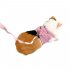 Pet Hamster Traction Strap Outdoor Training Soft Cotton Clothes Rope for Hamster Guinea Pig Red L
