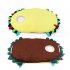 Pet Hideout Tunnel Reusable Washable Semi enclosed Design Tunnel Toy For Guinea Pigs Hamsters Chinchillas  32 x 18 x 17cm  tunnel
