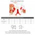 Pet Hooded Cape Cloak With Plush Ears Soft Comfortable Pets Cosplay Costume For Christmas New Year Decoration red Size L