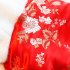 Pet Hooded Cape Cloak With Plush Ears Soft Comfortable Pets Cosplay Costume For Christmas New Year Decoration red Size L