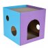Pet House Cat Scratch Board Wear resistant Anti scratch Corrugated Paper Cat Scratcher Toys Pet Supplies Black and white