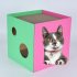Pet House Cat Scratch Board Wear resistant Anti scratch Corrugated Paper Cat Scratcher Toys Pet Supplies Black and white