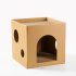 Pet House Cat Scratch Board Wear resistant Anti scratch Corrugated Paper Cat Scratcher Toys Pet Supplies Black and white