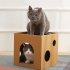 Pet House Cat Scratch Board Wear resistant Anti scratch Corrugated Paper Cat Scratcher Toys Pet Supplies Black and white
