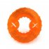 Pet Ice Ring Bite resistant Tooth Cleaning Molar Toys Summer Cooling Toy Pet Supplies orange 120x120x31mm