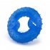 Pet Ice Ring Bite resistant Tooth Cleaning Molar Toys Summer Cooling Toy Pet Supplies blue 120x120x31mm