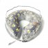 Pet Inflatable Cone Anti bite Anti lick Elizabethan Collars Protective Headgear For Stop Licking Biting Wounds grey M