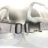 Pet Inflatable Cone Anti bite Anti lick Elizabethan Collars Protective Headgear For Stop Licking Biting Wounds grey L
