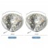 Pet Inflatable Cone Anti bite Anti lick Elizabethan Collars Protective Headgear For Stop Licking Biting Wounds grey L