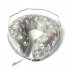 Pet Inflatable Cone Anti bite Anti lick Elizabethan Collars Protective Headgear For Stop Licking Biting Wounds grey XL
