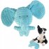 Pet Interactive Plush Toys Rabbit Cow Elephant Animal Shape Molar Chew Toys For Medium Large Dogs Cats tiger