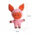 Pet Interactive Plush Toys Rabbit Cow Elephant Animal Shape Molar Chew Toys For Medium Large Dogs Cats tiger