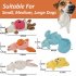 Pet Interactive Plush Toys Rabbit Cow Elephant Animal Shape Molar Chew Toys For Medium Large Dogs Cats tiger