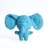 Pet Interactive Plush Toys Rabbit Cow Elephant Animal Shape Molar Chew Toys For Medium Large Dogs Cats tiger