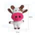 Pet Interactive Plush Toys Rabbit Cow Elephant Animal Shape Molar Chew Toys For Medium Large Dogs Cats tiger