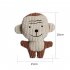 Pet Interactive Plush Toys Rabbit Cow Elephant Animal Shape Molar Chew Toys For Medium Large Dogs Cats tiger