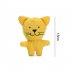 Pet Interactive Plush Toys Rabbit Cow Elephant Animal Shape Molar Chew Toys For Medium Large Dogs Cats tiger