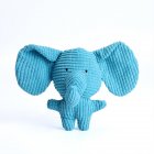 Pet Interactive Plush Toys Rabbit Cow Elephant Animal Shape Molar Chew Toys For Medium Large Dogs Cats Elephant