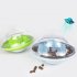 Pet Interactive Tumbler Puzzle Toy Slow Feeder Food Dispenser Ball Feeder Toy blue