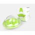 Pet Interactive Tumbler Puzzle Toy Slow Feeder Food Dispenser Ball Feeder Toy green