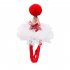Pet Lace Christmas Hat Headdress Adjustable Drawstring Design Elk White Ball Cap
