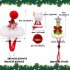 Pet Lace Christmas Hat Headdress Adjustable Drawstring Design Gold Star Hat