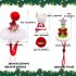 Pet Lace Christmas Hat Headdress Adjustable Drawstring Design Green Star Hat
