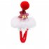Pet Lace Christmas Hat Headdress Adjustable Drawstring Design Red Sequin Lace Hat