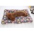 Pet Mat Thickening Warm Autumn Winter Cat Dog Blanket Anti slip Cushion Coffee Footprint 1  32 25cm