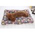 Pet Mat Thickening Warm Autumn Winter Cat Dog Blanket Anti slip Cushion Pink bear head 3  49 32cm