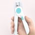 Pet Nail Clipper Cutter Trimmer with Led Light Sickle Grooming Scissors for Cat Dog Claws blue One size