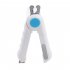 Pet Nail Clippers Professional Non slip Nail Scissors With Mini Nail File Pet Supplies For Paws Grooming blue