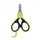 Pet Nail Scissors  Claw Pliers  for Cats Dogs Rabbits  Grooming Tool green