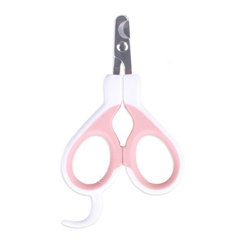 Pet Nail Scissors  Claw Pliers  for Cats Dogs Rabbits  Grooming Tool Pink