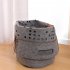 Pet Nest Basket Shelter House Warm Soft Cozy No Deformation Semi Enclosed Pet Supplies Accessories For Cats Sleeping gray