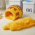 Pet Nest Cute Honey Pot Shape Warm Soft Comfortable Removable Washable Sleeping Bed For Cats Dogs 32 x 39cm yellow
