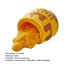 Pet Nest Cute Honey Pot Shape Warm Soft Comfortable Removable Washable Sleeping Bed For Cats Dogs 32 x 39cm yellow