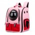 Pet Oxford Cloth Backpack Cat Dog Breathable Bag for Outdoor Travel 38 35 29cm Pink
