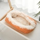 Pet Plush Mat Bed Portable Foldable Space Saving Winter Warm Square Kennels